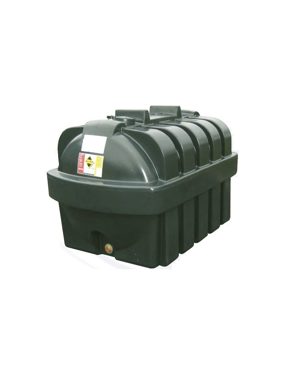 Atlantis 1300 Litre Horizontal Plastic Single Skin Oil Tank