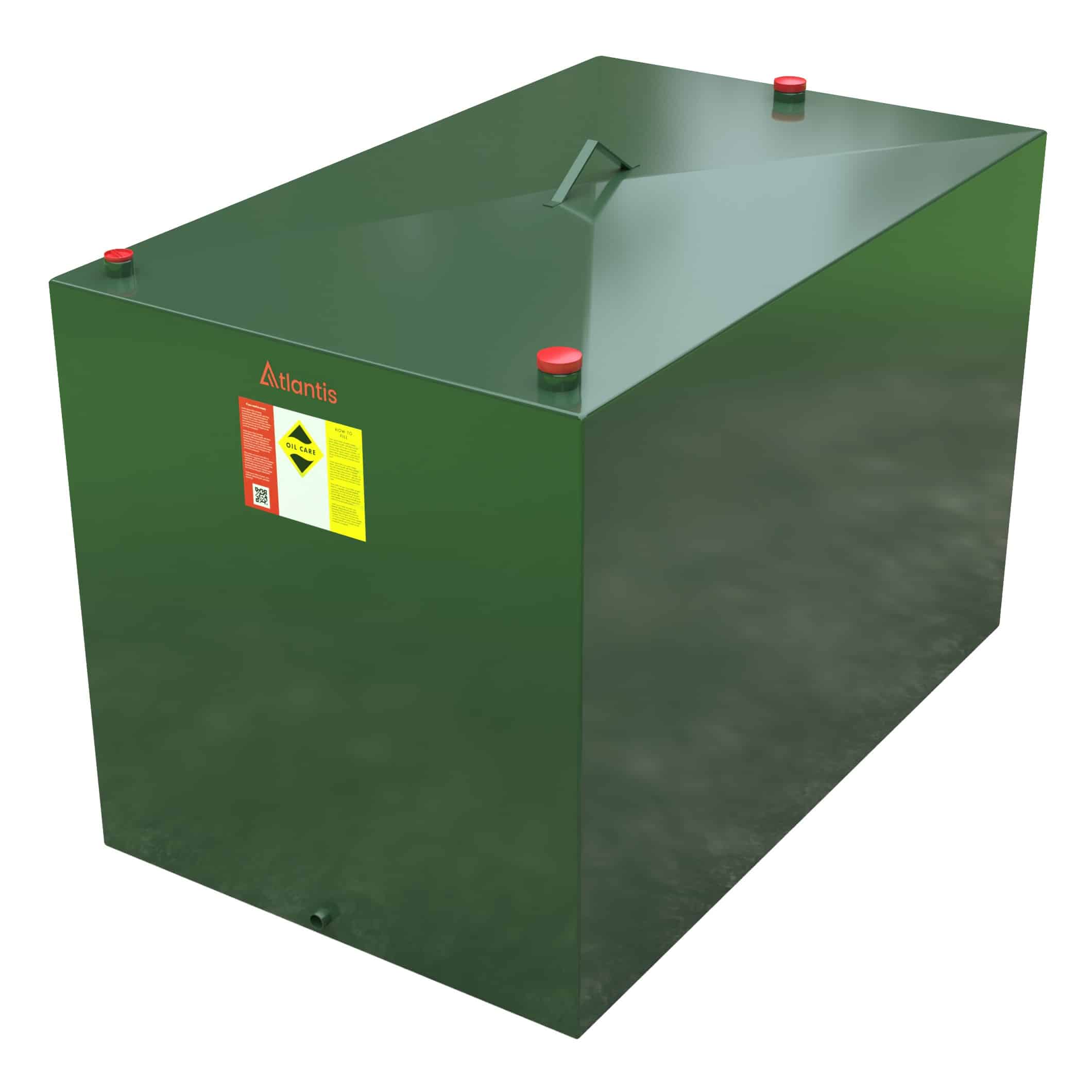 Atlantis 2500 Litre Steel Single Skin Oil Tank